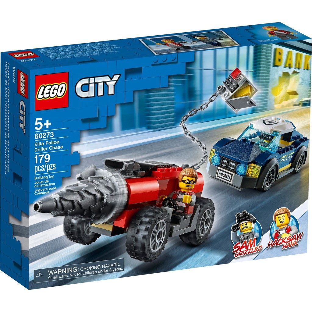 Lego Telling Story - Police Driller Chase